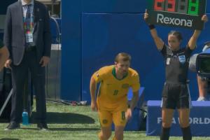 澳大利亚半场连换三人，伊兰昆达、杰里亚、梅特卡夫登场